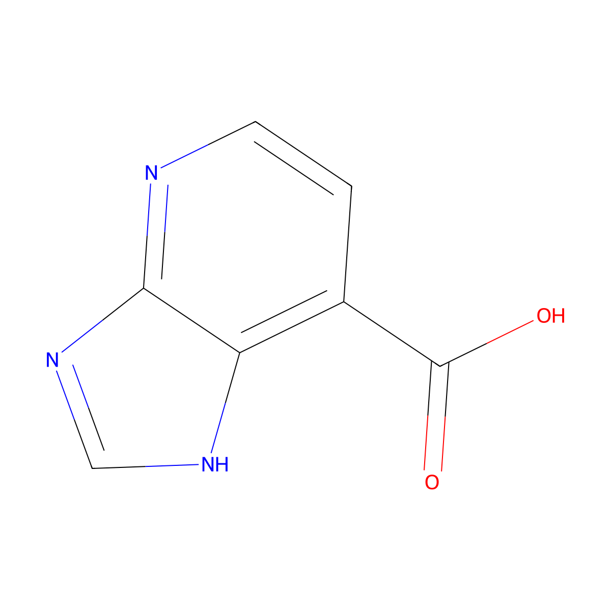 3H-Imidazo[4,5-b]pyridine-7-carboxylic acid molecular structure, CAS 78316-08-2