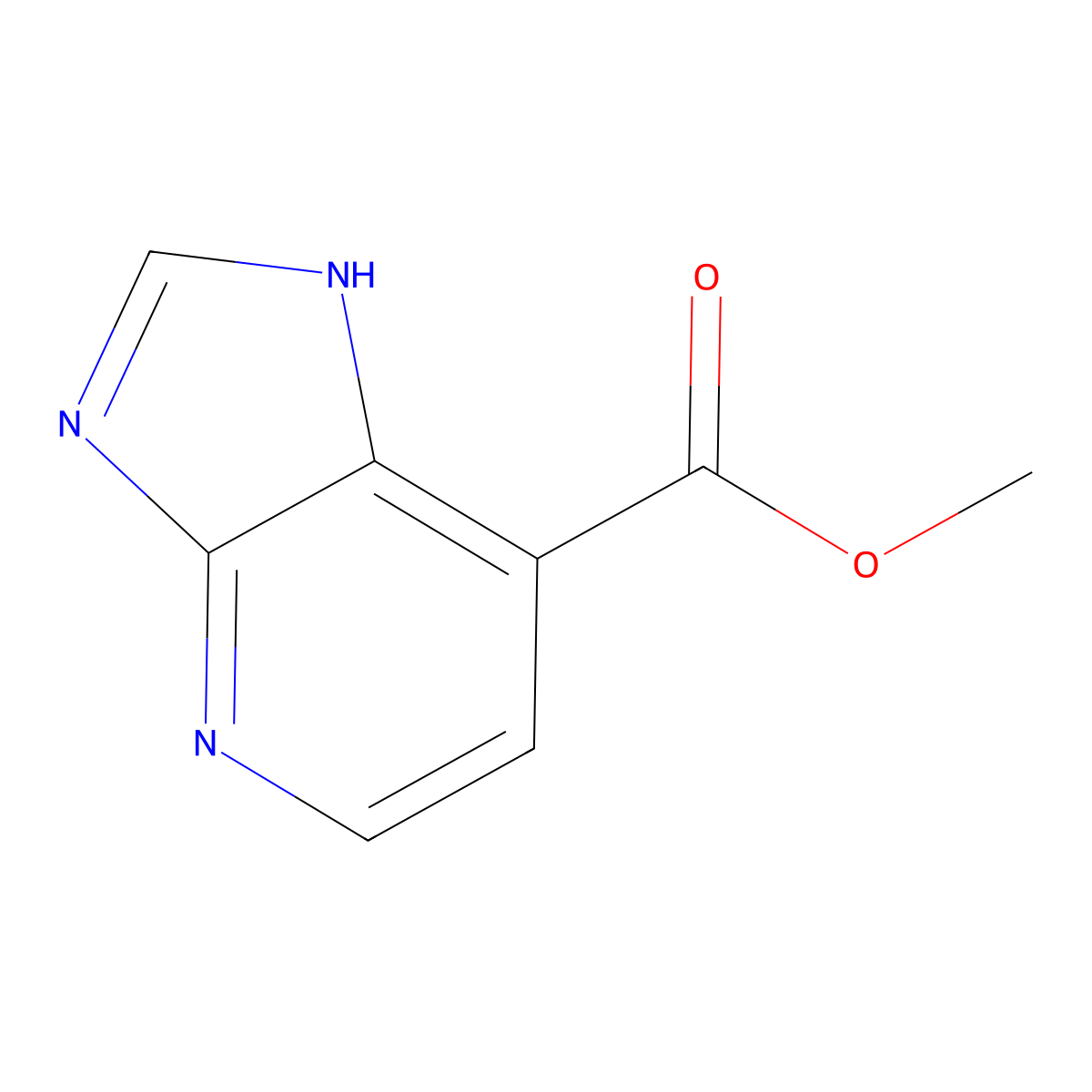 Methyl 3H-imidazo[4,5-B]pyridine-7-carboxylate molecular structure, CAS 78316-09-3