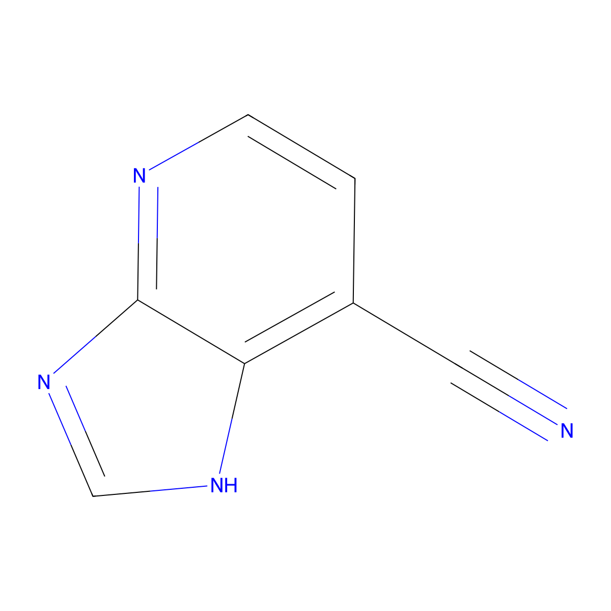 3H-Imidazo[4,5-B]pyridine-7-carbonitrile molecular structure, CAS 78316-13-9