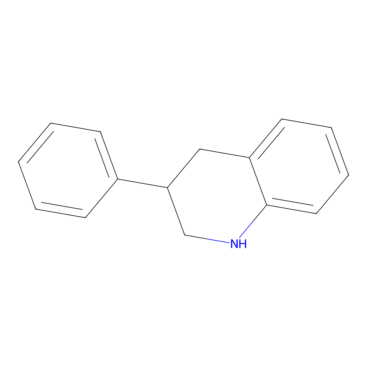 3-Phenyl-1,2,3,4-tetrahydroquinoline molecular structure, CAS 78317-98-3