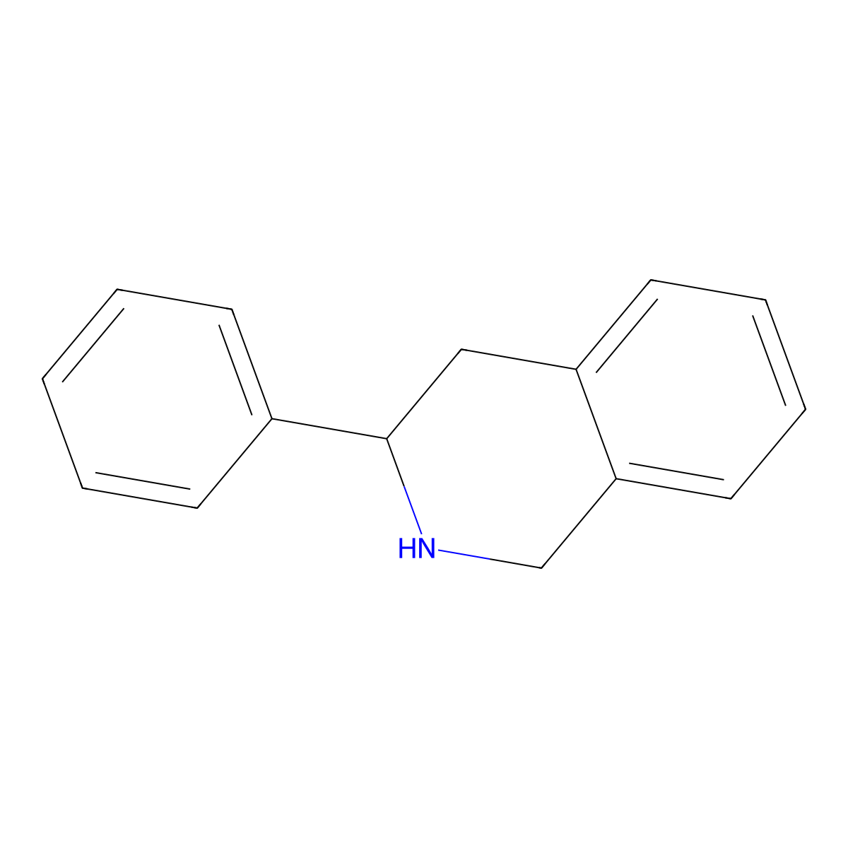3-Phenyl-1,2,3,4-tetrahydroisoquinoline molecular structure, CAS 78318-00-0