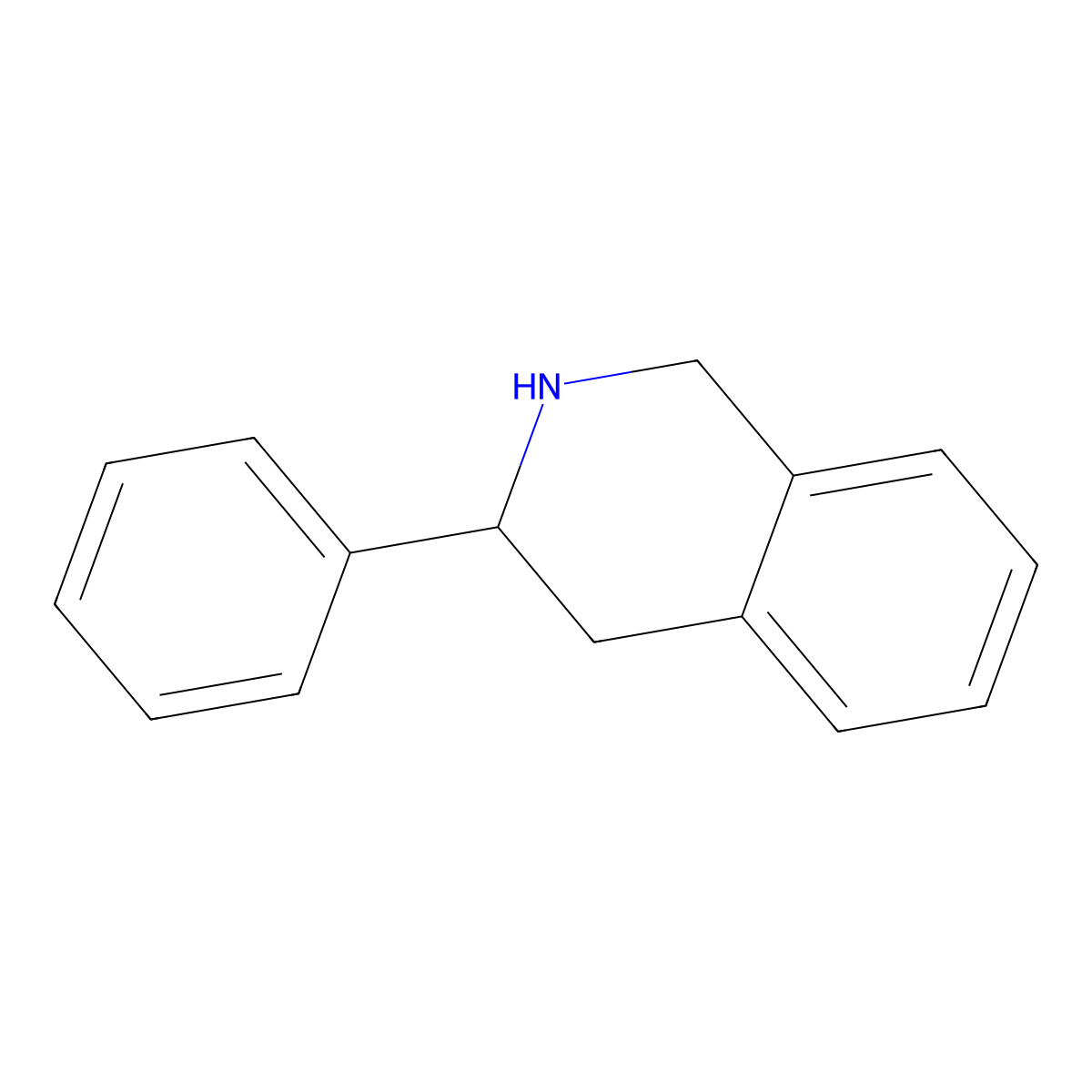 3-Phenyl-1,2,3,4-tetrahydroisoquinoline molecular structure, CAS 78318-00-0