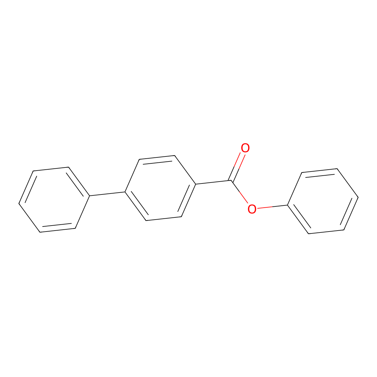 Phenyl [1,1'-biphenyl]-4-carboxylate molecular structure, CAS 78322-97-1