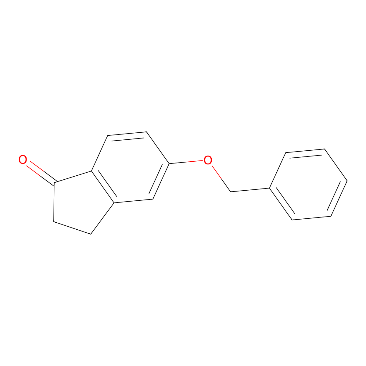 5-(benzyloxy)-2,3-dihydro-1H-inden-1-one molecular structure, CAS 78326-88-2
