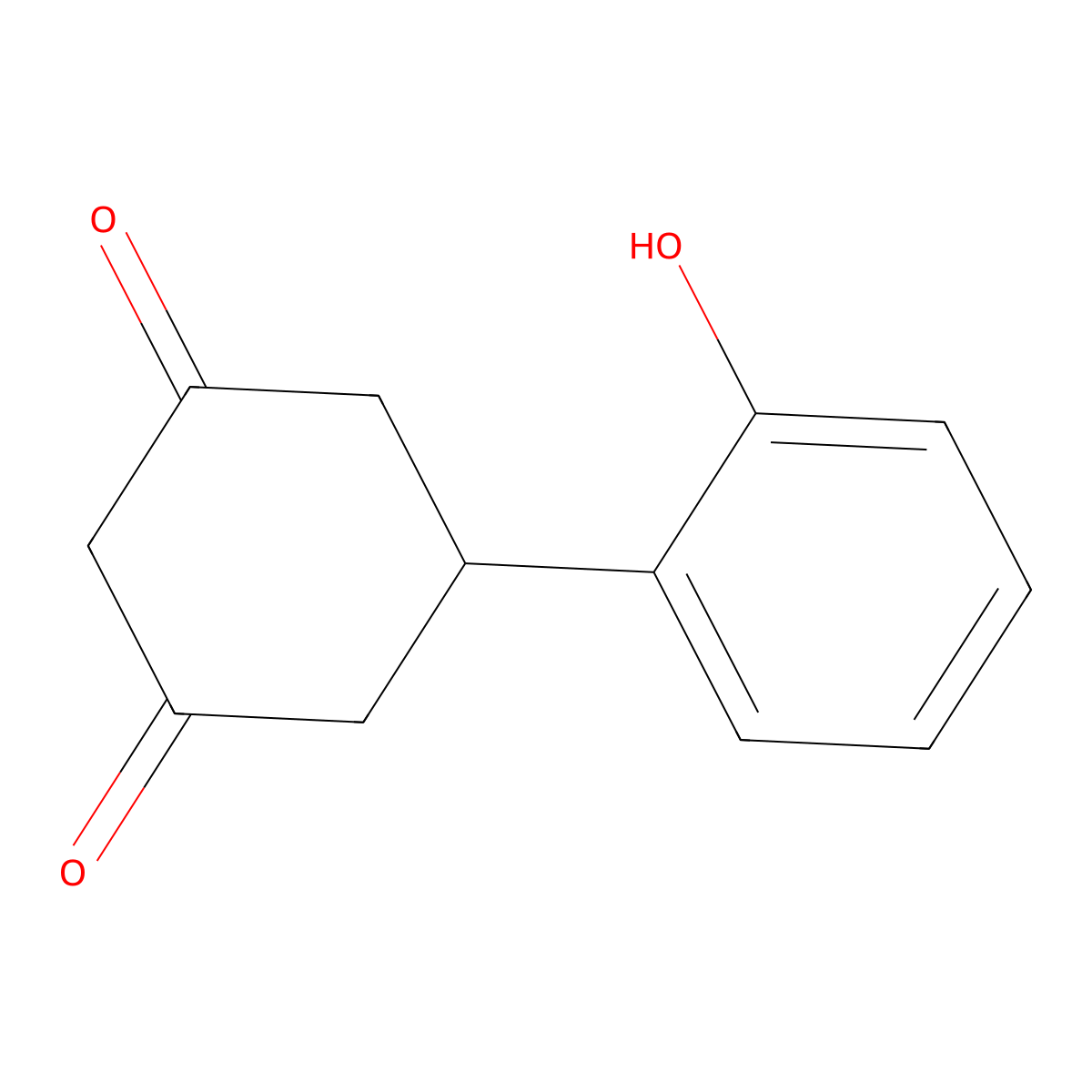5-(2-Hydroxyphenyl)cyclohexane-1,3-dione molecular structure, CAS 78355-78-9