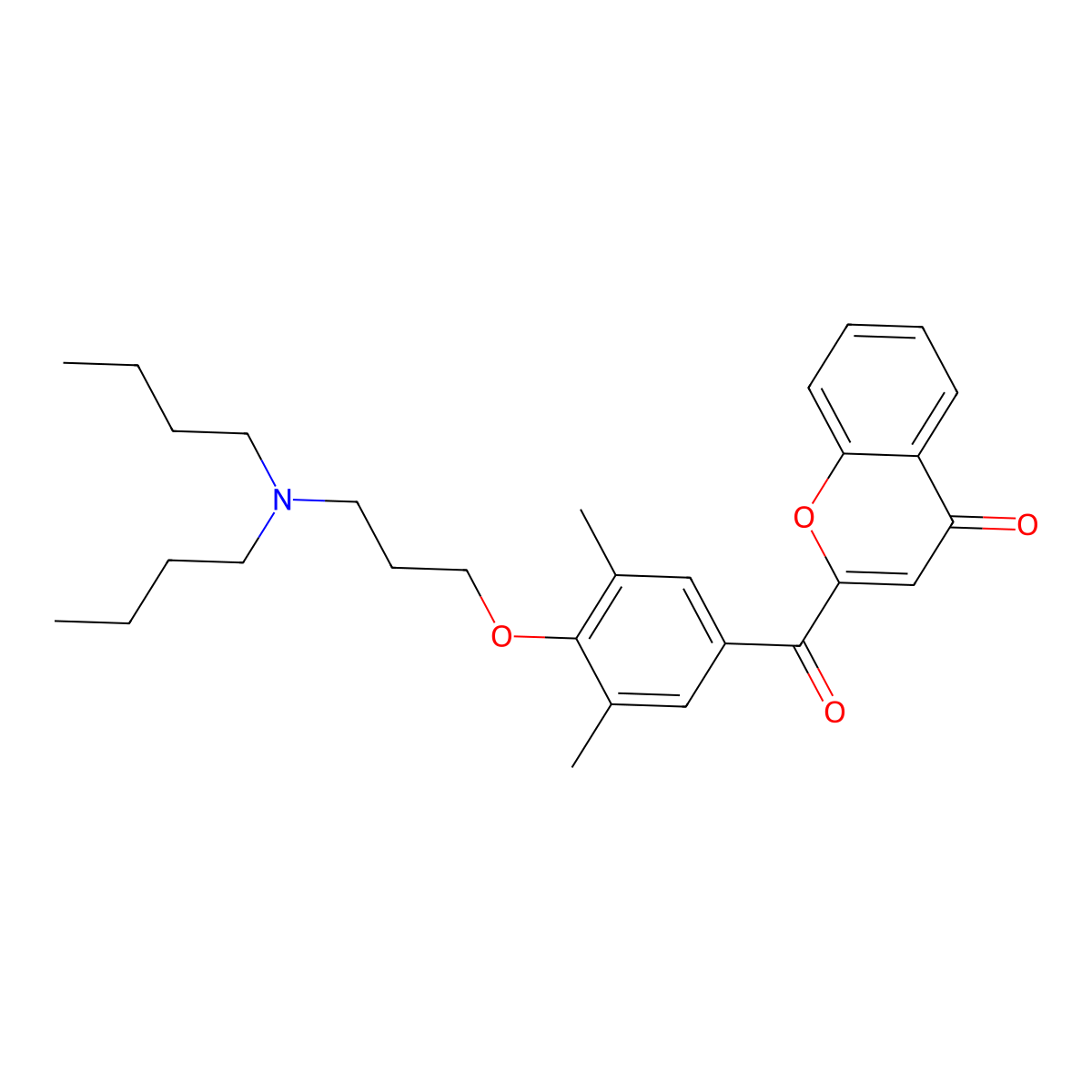 Bucromarone molecular structure, CAS 78371-66-1