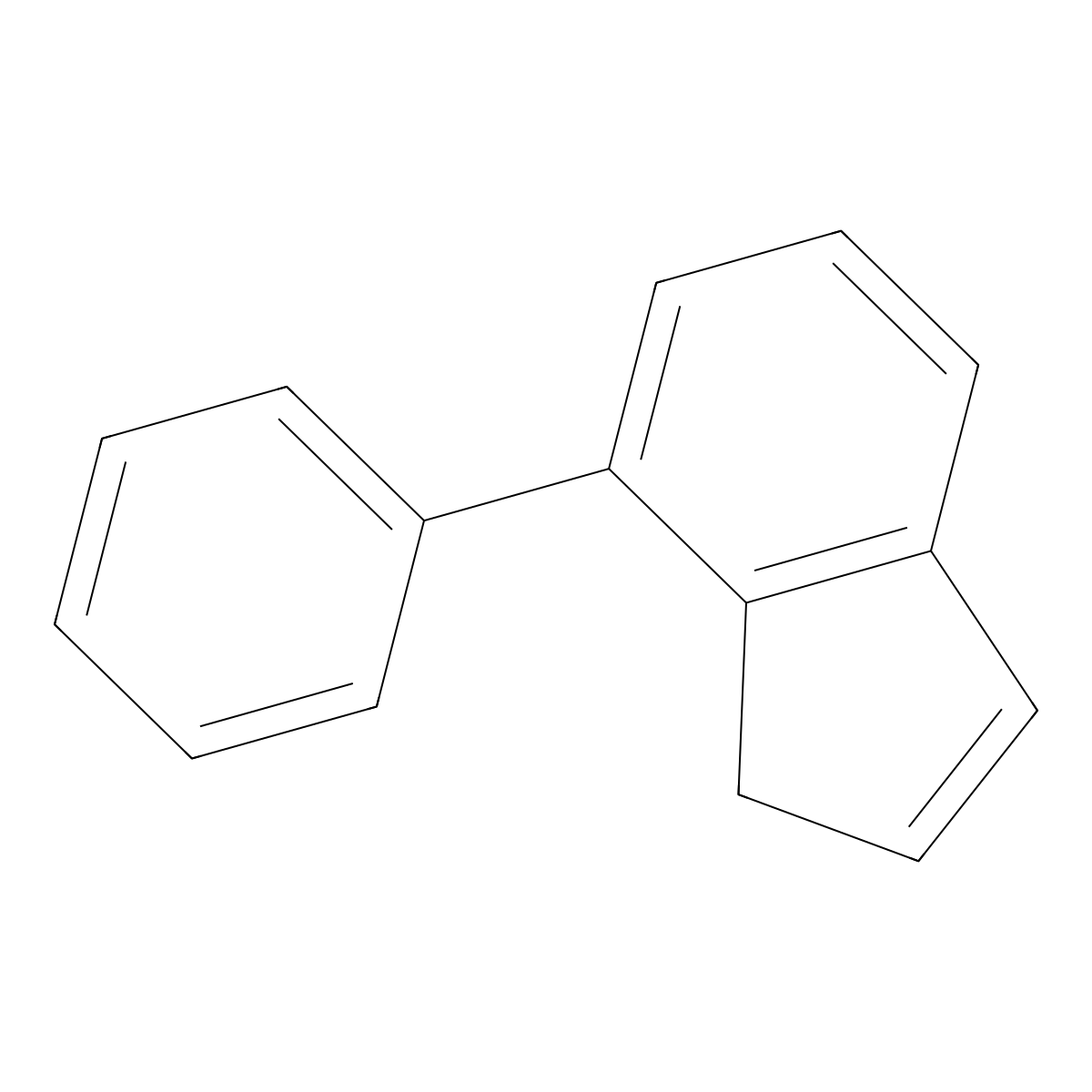 7-Phenyl-1H-indene molecular structure, CAS 78383-19-4