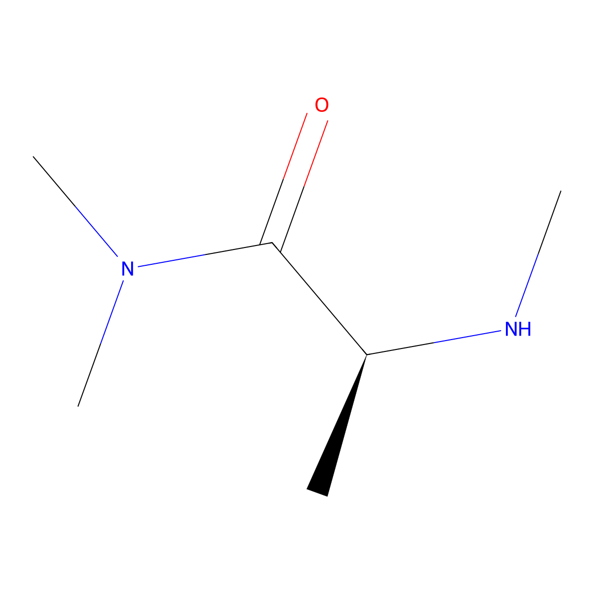 N~1~,N~1~,N~2~-Trimethylalaninamide molecular structure, CAS 78397-21-4