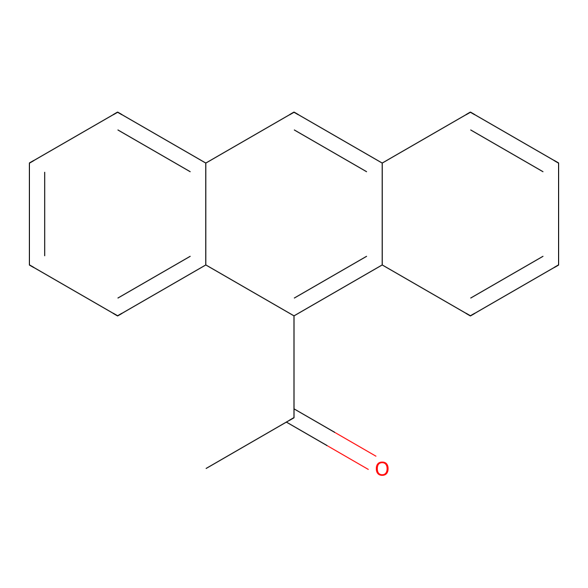 9-Acetylanthracene molecular structure, CAS 784-04-3