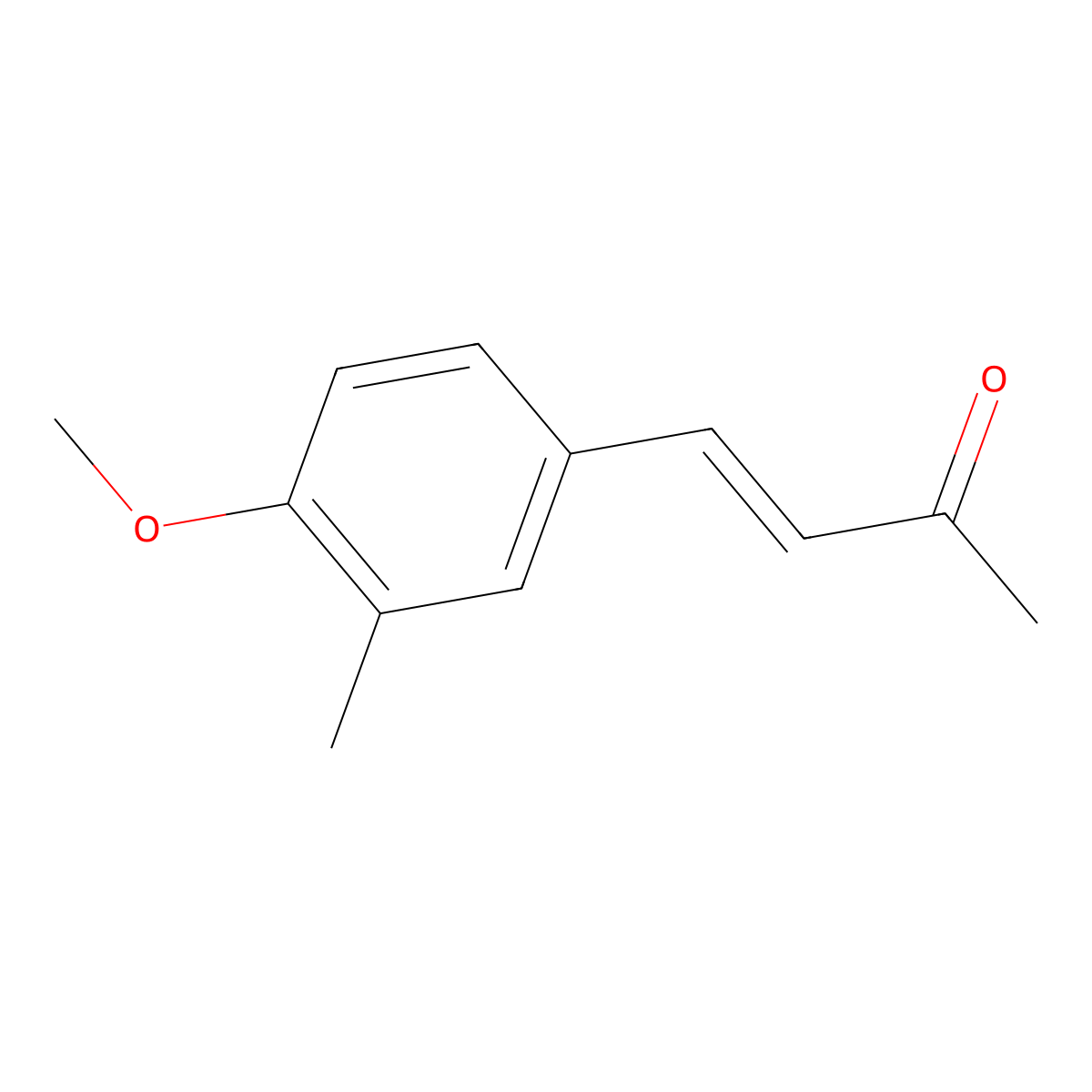 4-(4-Methoxy-3-methylphenyl)but-3-en-2-one molecular structure, CAS 78400-27-8