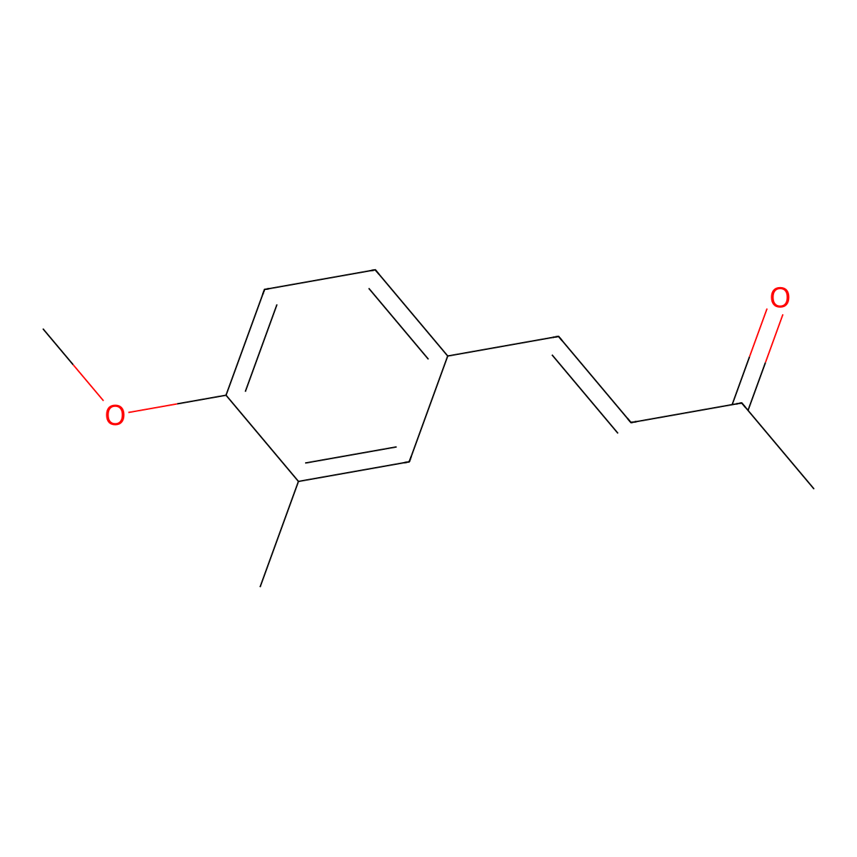 4-(4-Methoxy-3-methylphenyl)but-3-en-2-one molecular structure, CAS 78400-27-8