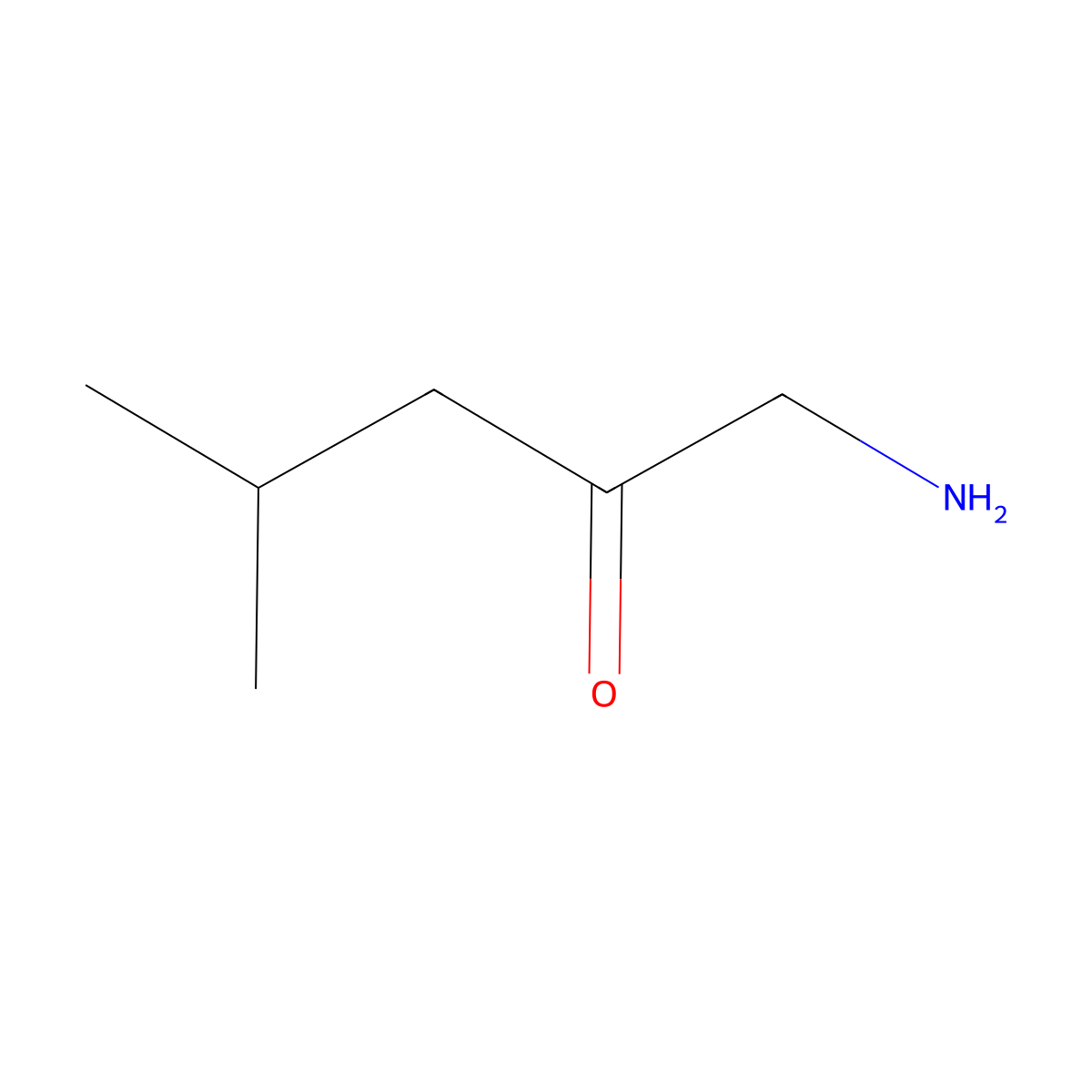 1-Amino-4-methylpentan-2-one molecular structure, CAS 784076-33-1