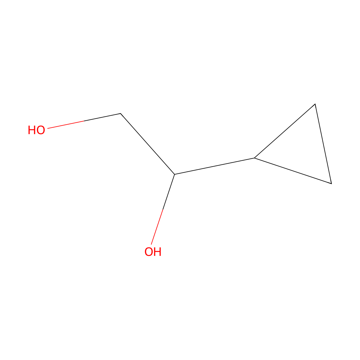 1-Cyclopropylethane-1,2-diol molecular structure, CAS 784105-42-6