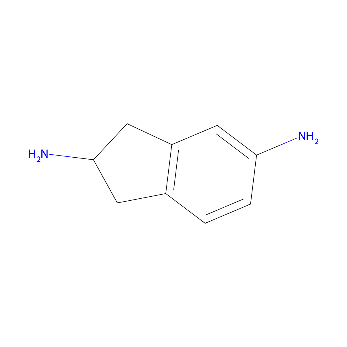 Indan-2,5-diamine molecular structure, CAS 784106-57-6