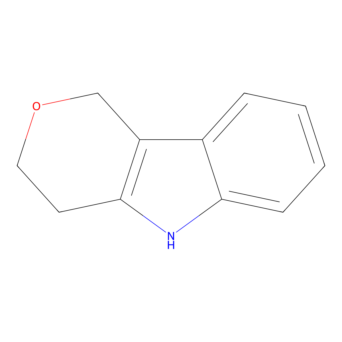 1,3,4,5-Tetrahydropyrano[4,3-b]indole molecular structure, CAS 784143-97-1