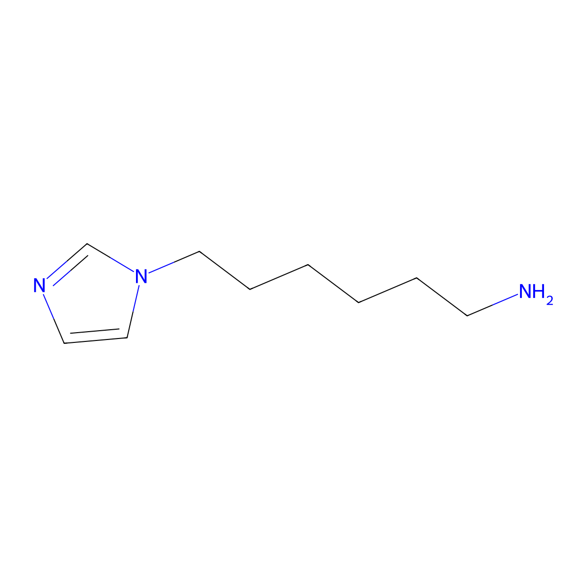 1H-Imidazole-1-hexanamine molecular structure, CAS 78415-63-1