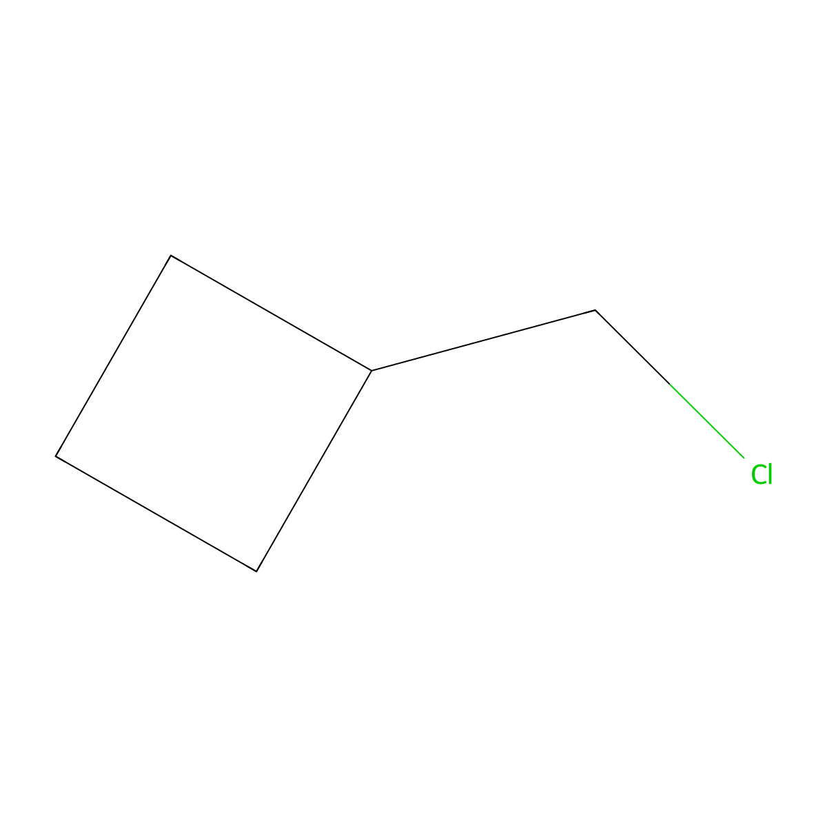 (Chloromethyl)cyclobutane molecular structure, CAS 78415-89-1