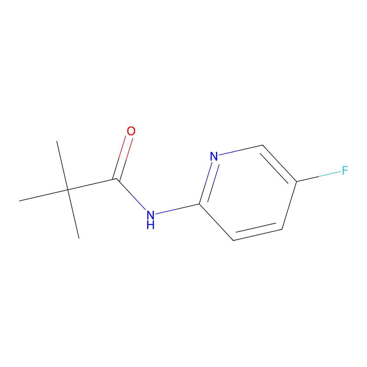 N-(5-Fluoropyridin-2-yl)pivalamide molecular structure, CAS 784155-54-0