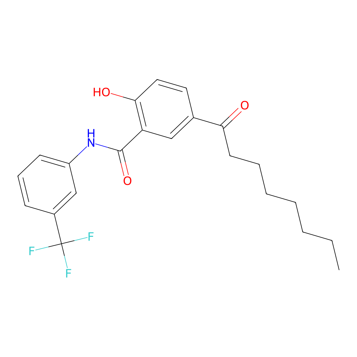 Salifluor molecular structure, CAS 78417-90-0