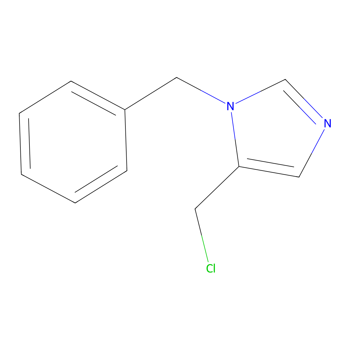 1-Benzyl-5-(chloromethyl)-1H-imidazole molecular structure, CAS 784182-26-9