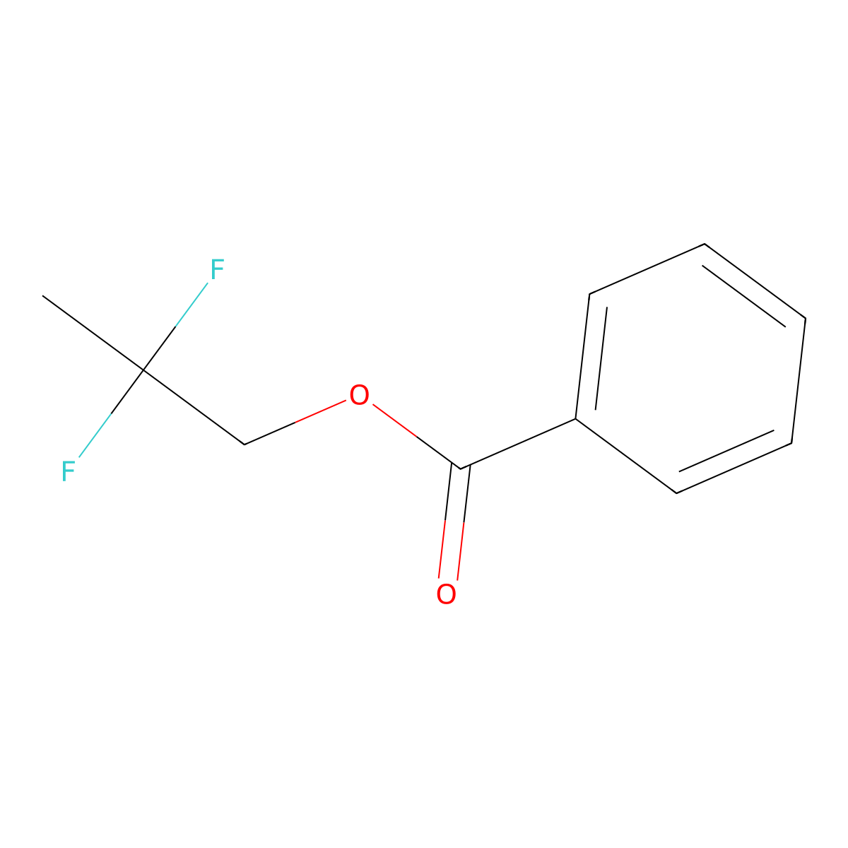 2,2-Difluoropropyl benzoate molecular structure, CAS 784193-14-2