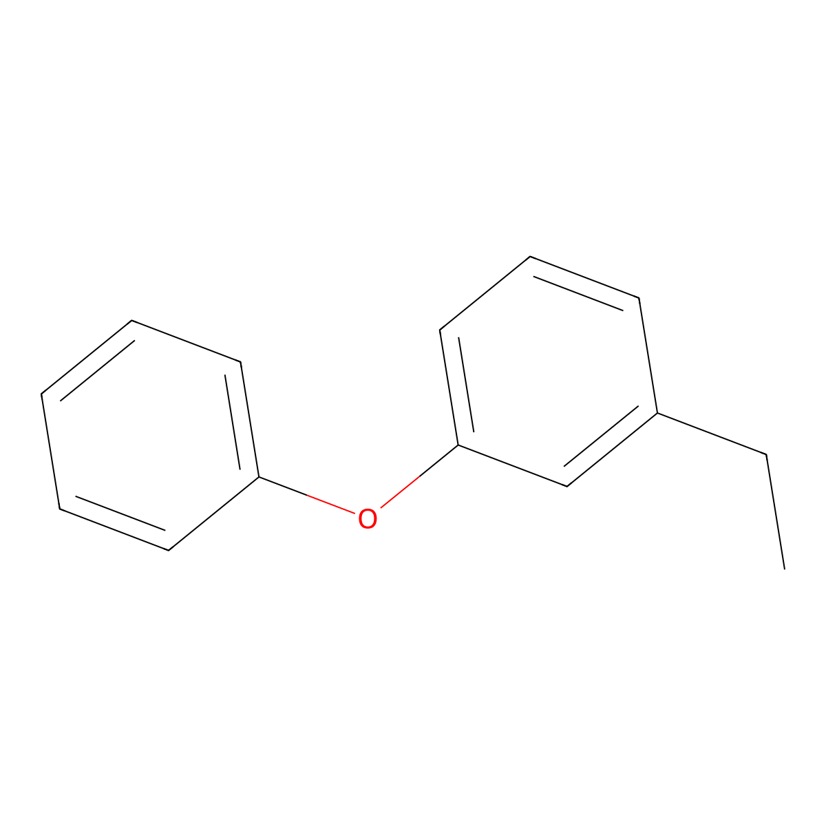 1-Ethyl-3-phenoxybenzene molecular structure, CAS 78427-95-9