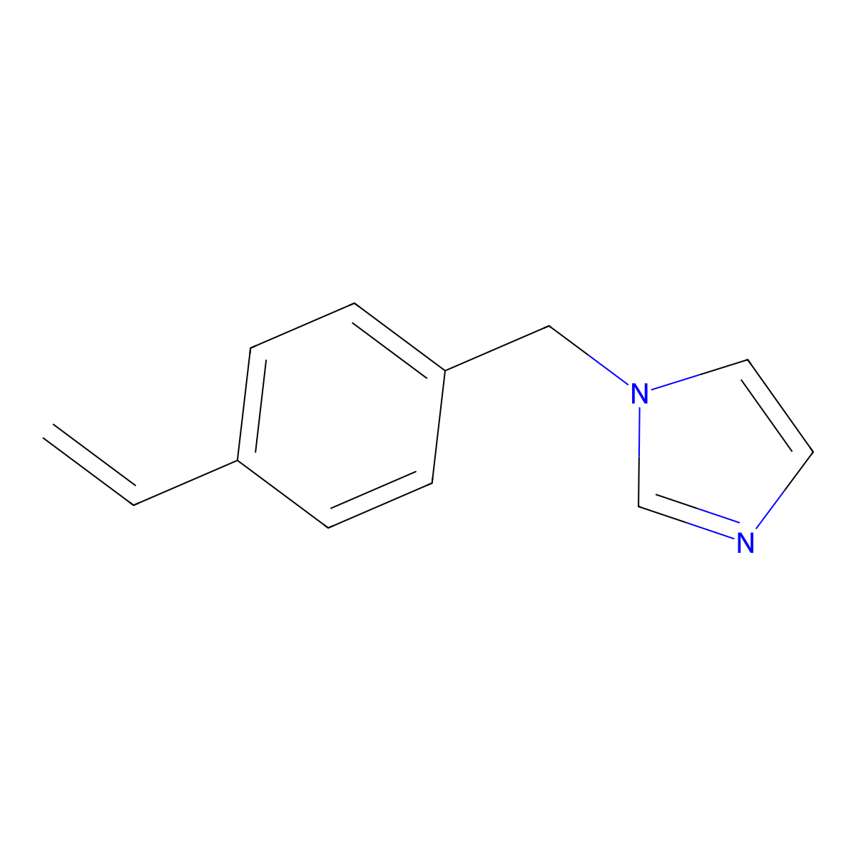 1-(4-Vinylbenzyl)-1H-imidazole molecular structure, CAS 78430-91-8