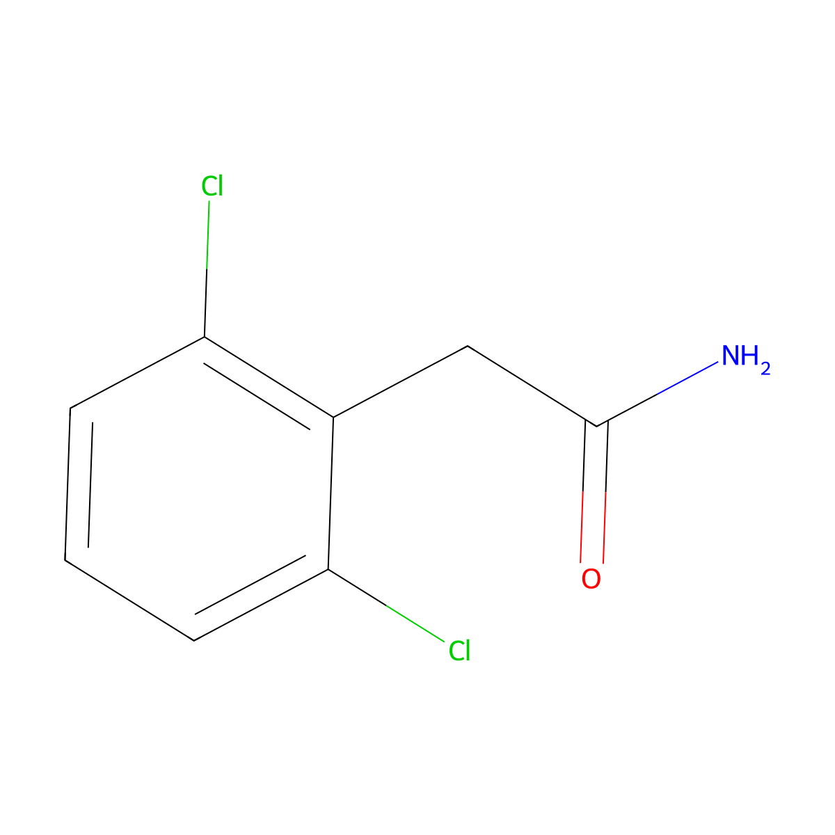 2-(2,6-Dichlorophenyl)acetamide molecular structure, CAS 78433-88-2