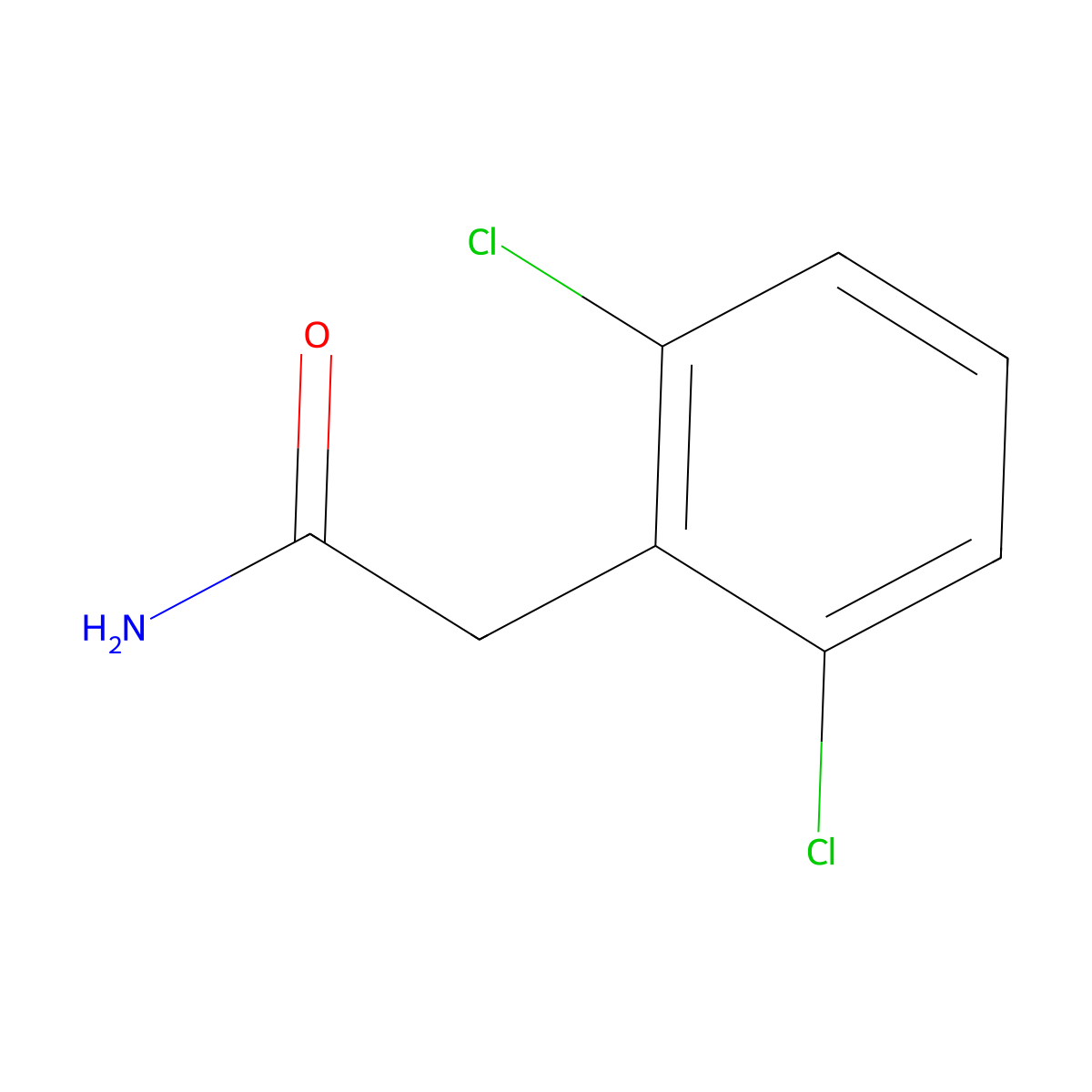 2-(2,6-Dichlorophenyl)acetamide molecular structure, CAS 78433-88-2