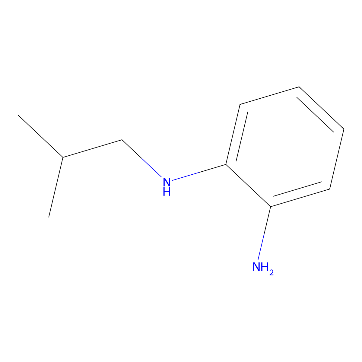 1-N-(2-methylpropyl)benzene-1,2-diamine molecular structure, CAS 78438-99-0