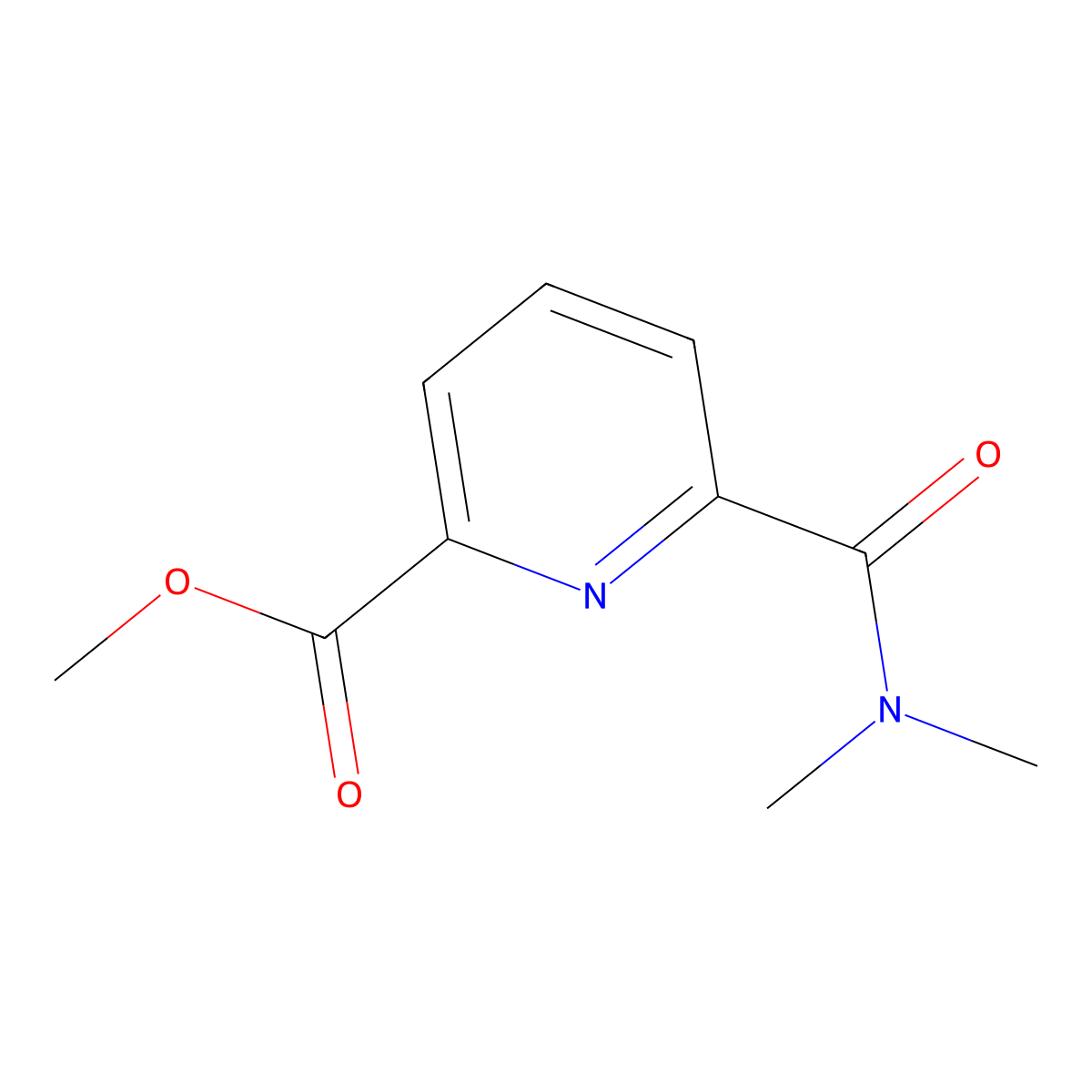 Methyl 6-[(dimethylamino)carbonyl]-2-pyridinecarboxylate molecular structure, CAS 78442-42-9