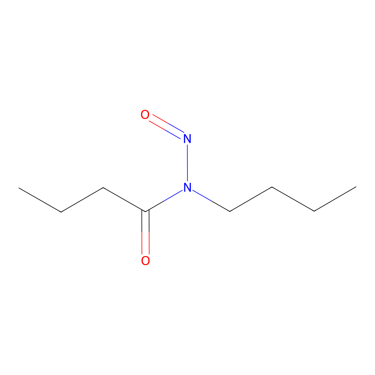 N-Butyl-N-nitrosobutyramide molecular structure, CAS 78455-93-3