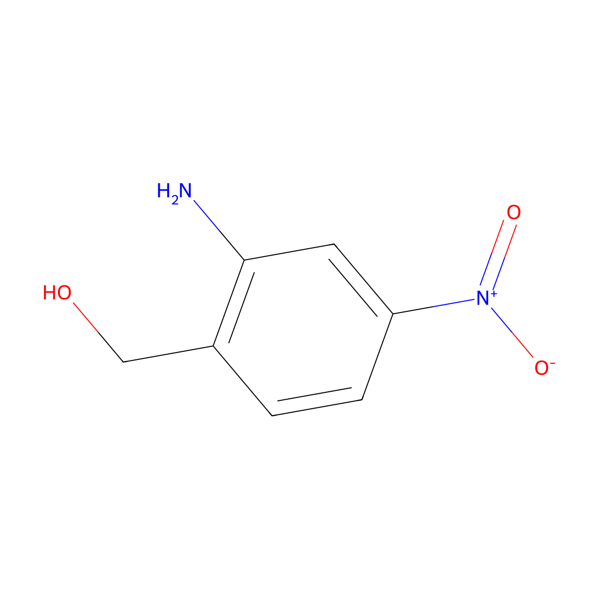 2-Amino-4-nitrobenzyl alcohol molecular structure, CAS 78468-34-5