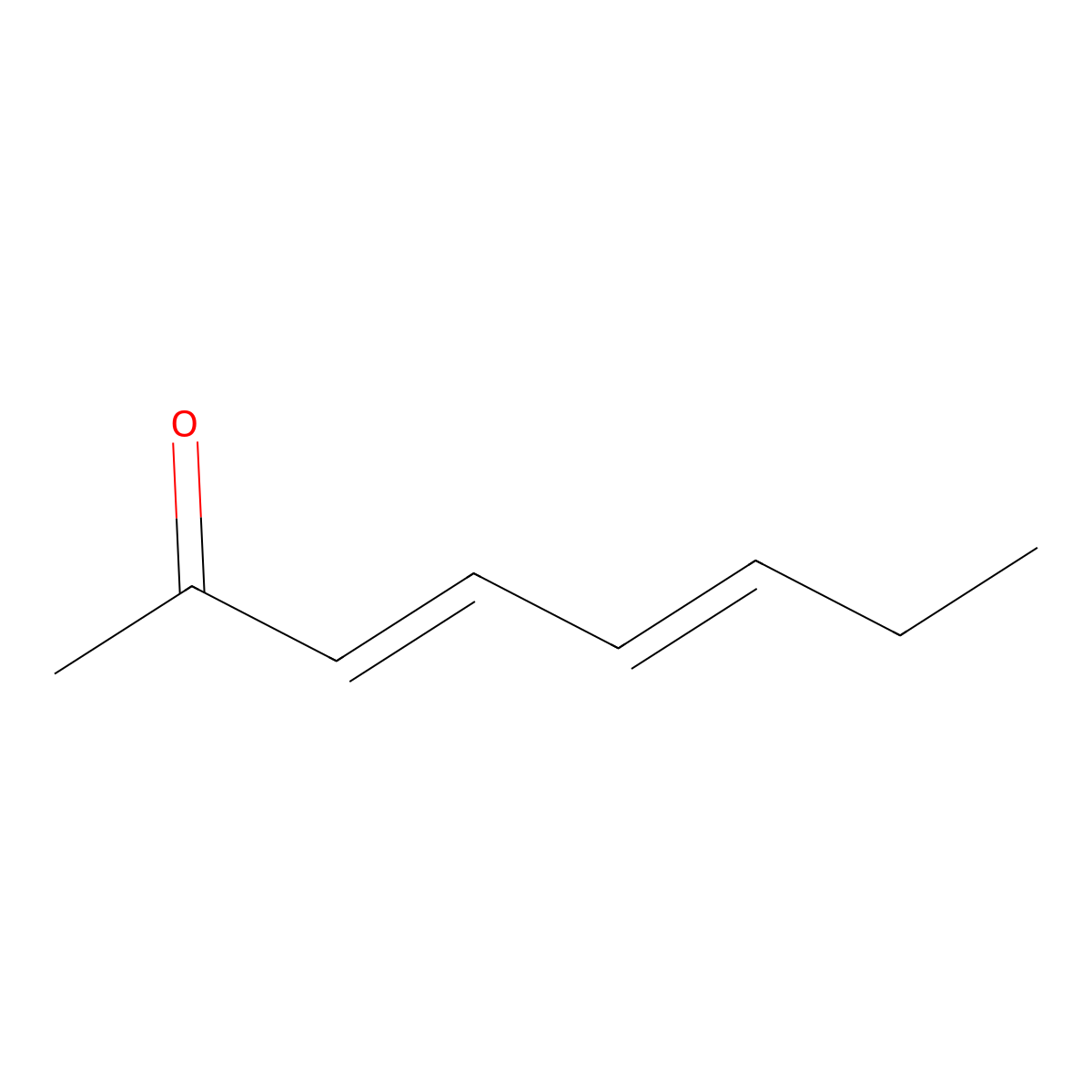 Octa-3,5-dien-2-one molecular structure, CAS 78468-46-9