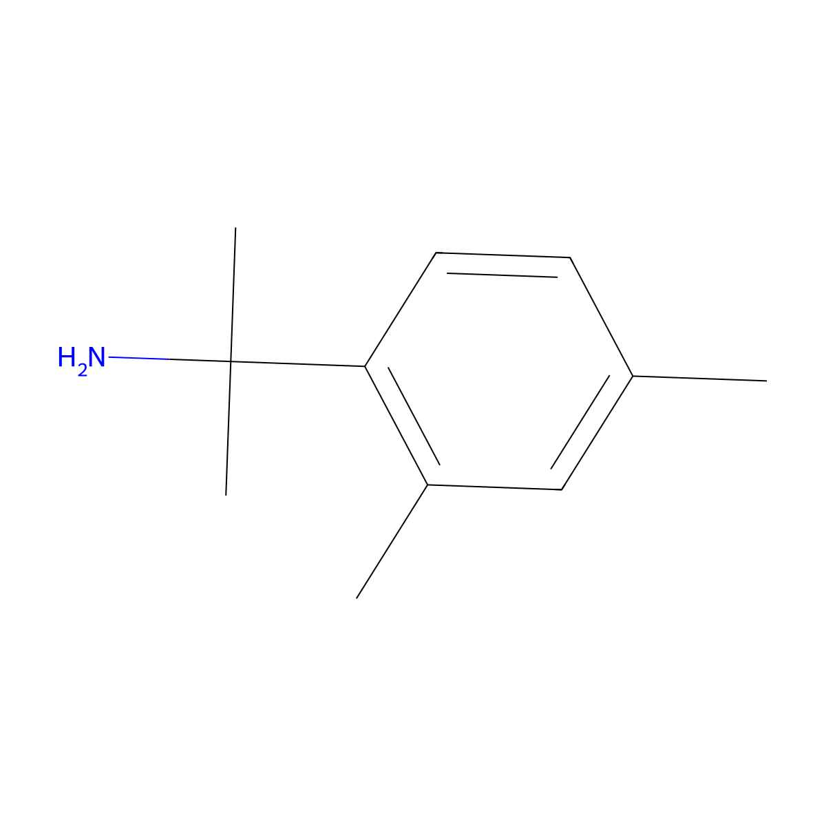 2-(2,4-Dimethylphenyl)propan-2-amine molecular structure, CAS 78469-11-1