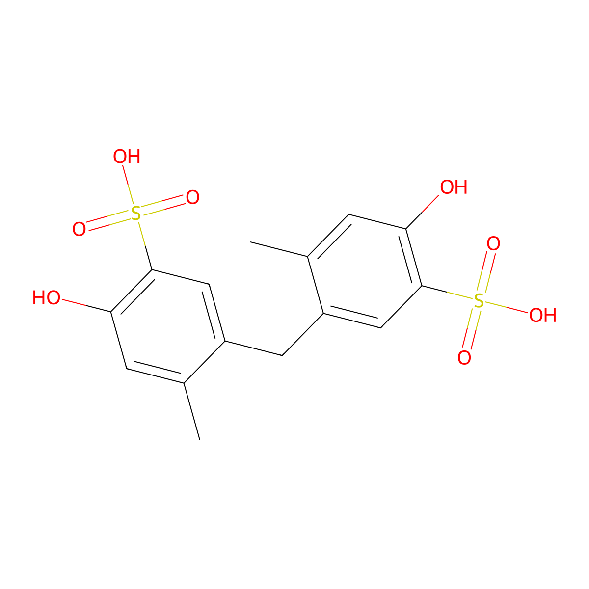 Dicresulene molecular structure, CAS 78480-14-5