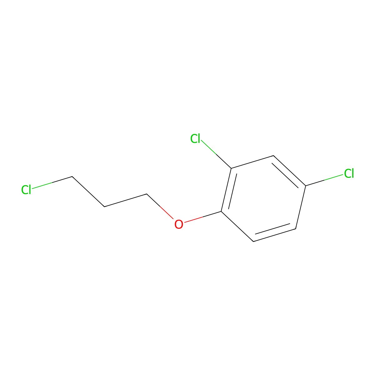 2,4-Dichloro-1-(3-chloropropoxy)benzene molecular structure, CAS 78483-28-0