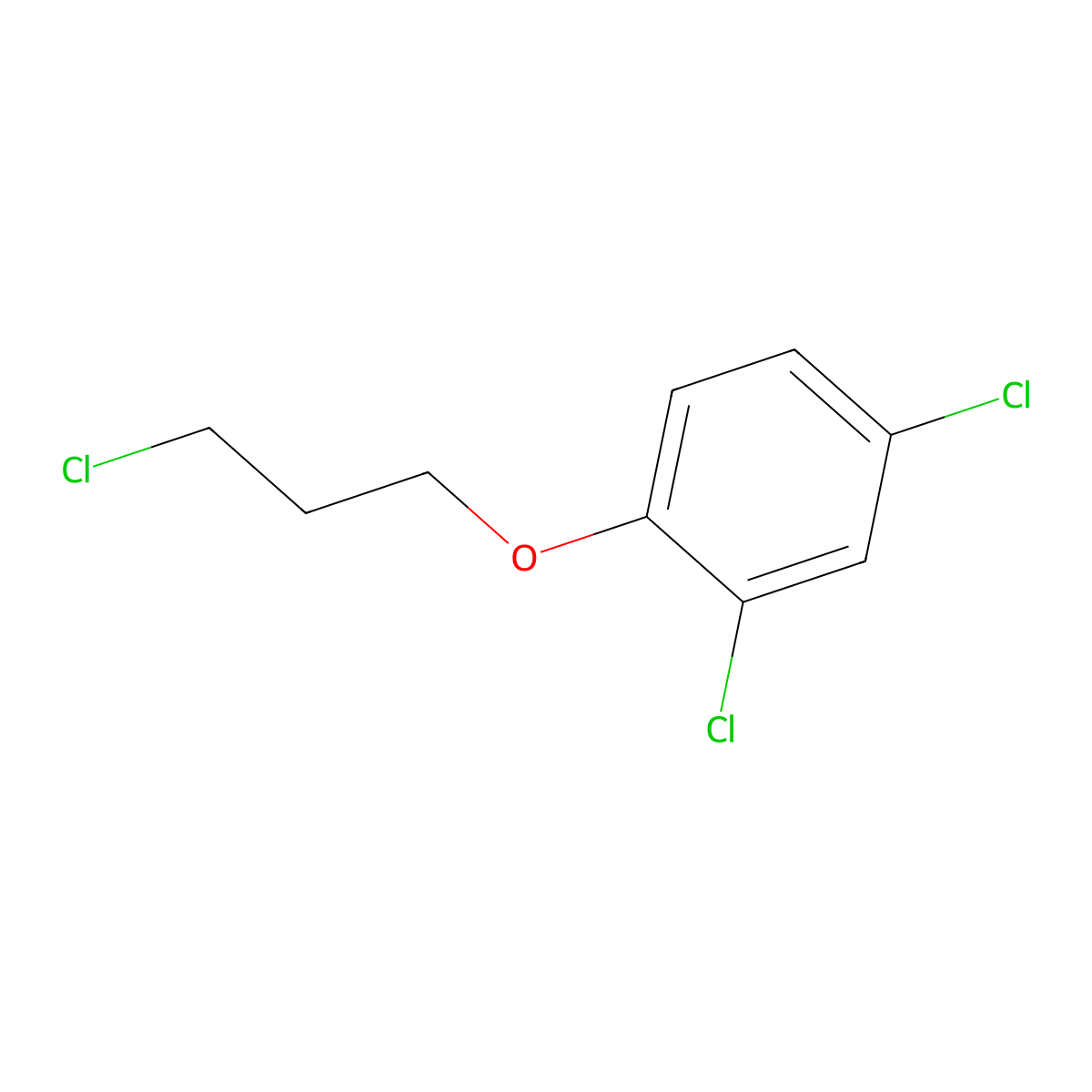 2,4-Dichloro-1-(3-chloropropoxy)benzene molecular structure, CAS 78483-28-0