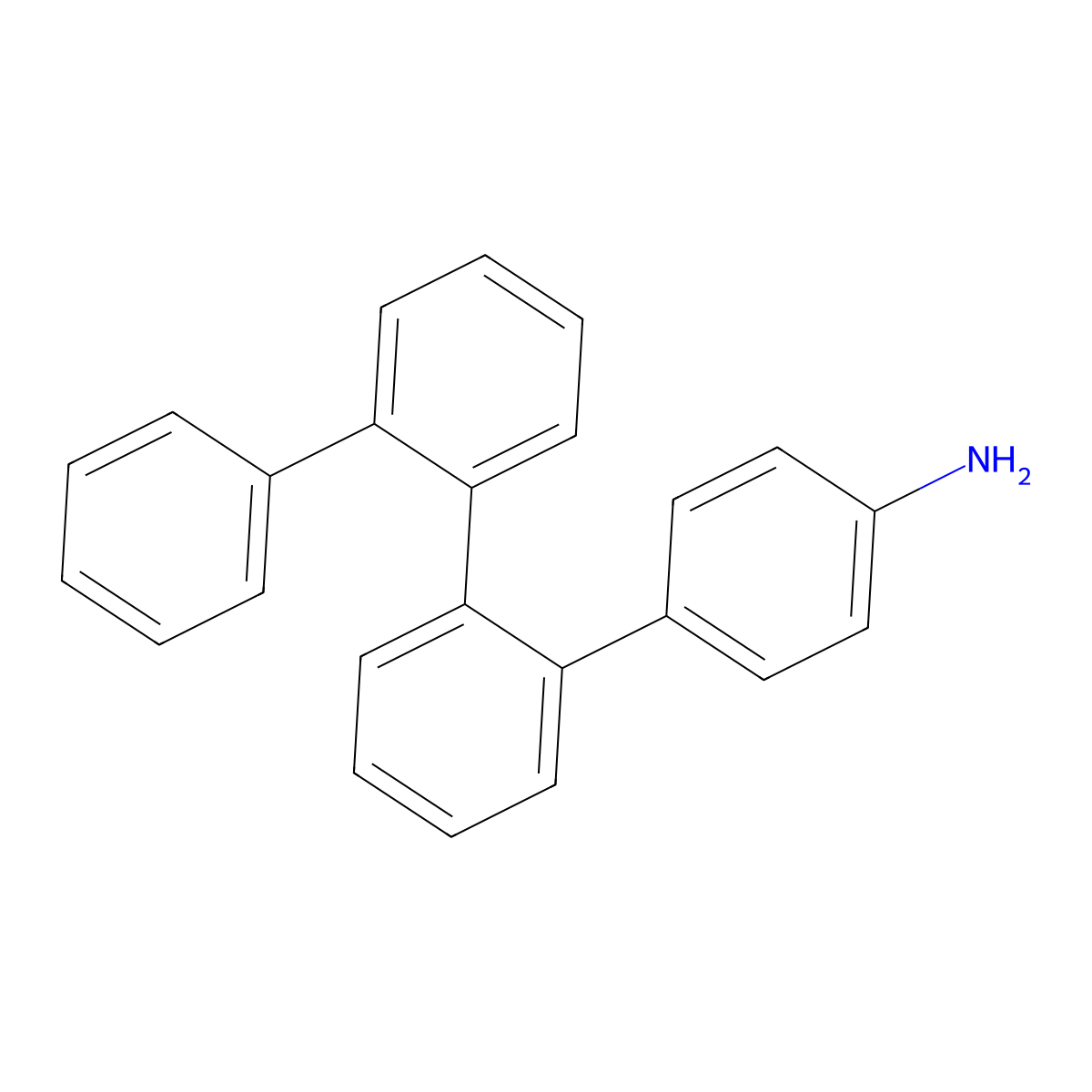 [1,1':2',1'':2'',1'''-Quaterphenyl]-4-amine molecular structure, CAS 78487-01-1