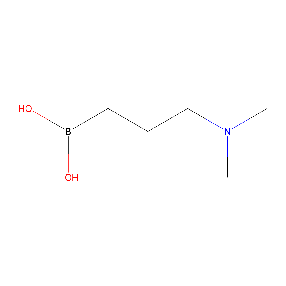[3-(Dimethylamino)propyl]boronic acid molecular structure, CAS 784985-28-0