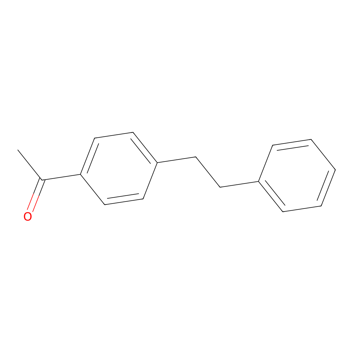1-(4-(2-Phenylethyl)phenyl)ethan-1-one molecular structure, CAS 785-78-4