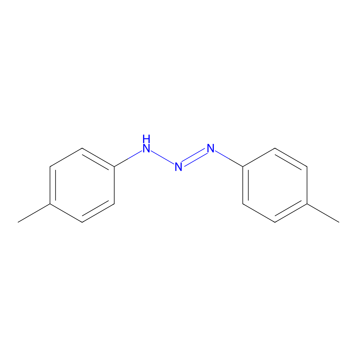 1,3-Bis(4-methylphenyl)triazene molecular structure, CAS 785-86-4
