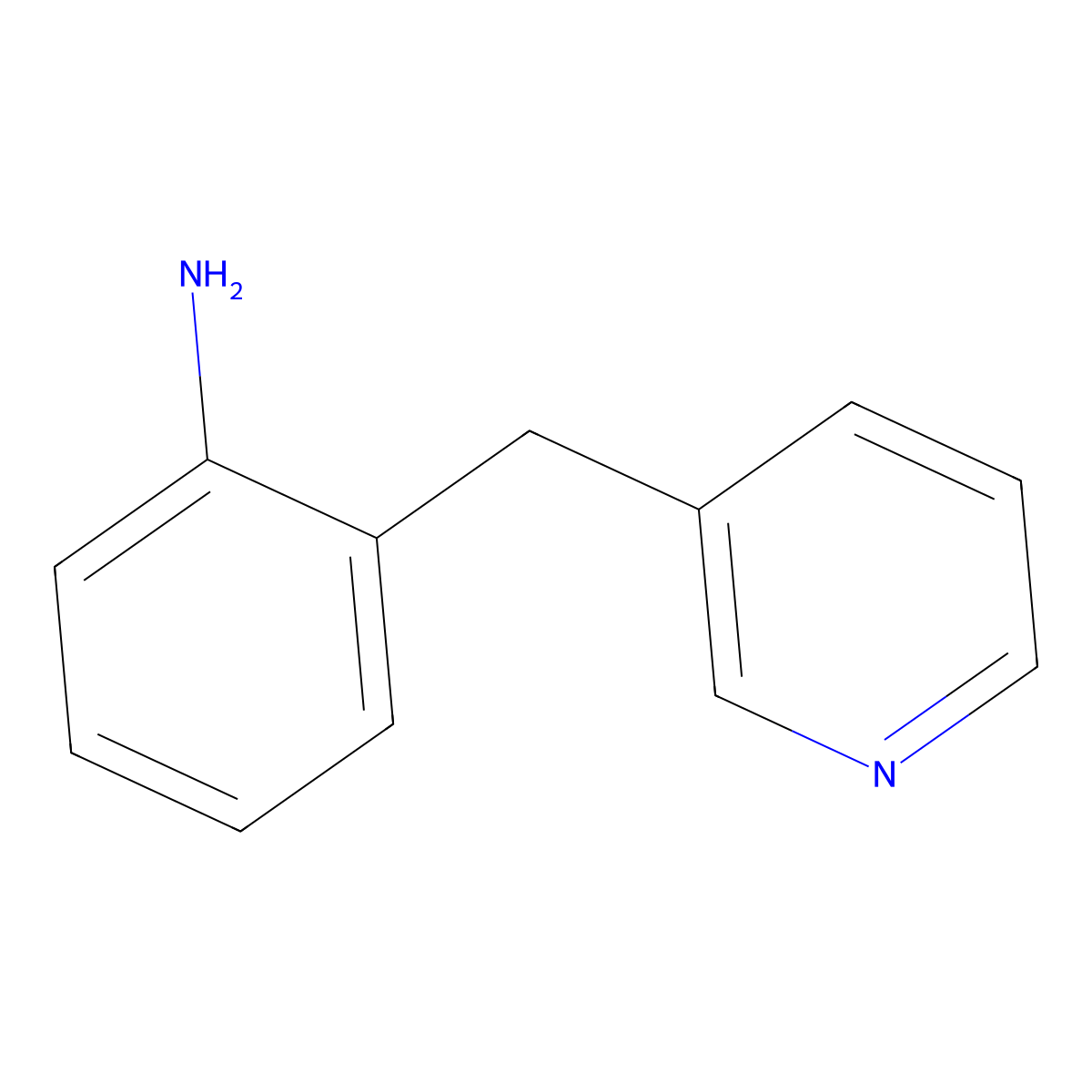 2-(Pyridin-3-ylmethyl)aniline molecular structure, CAS 78500-77-3