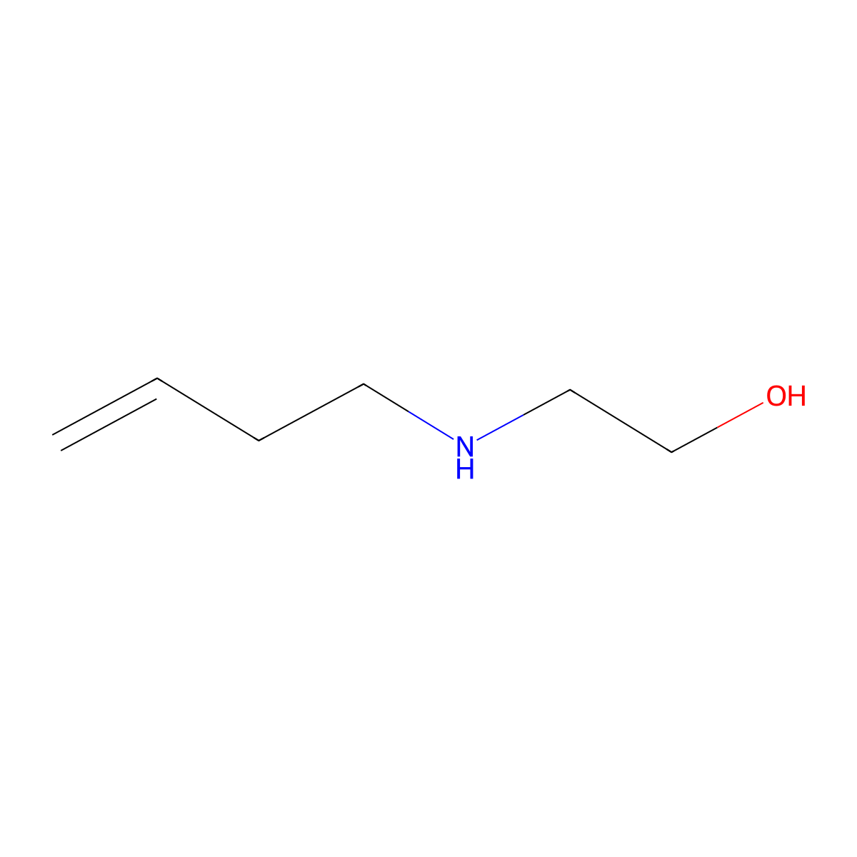 Ethanol, 2-(3-buten-1-ylamino)- molecular structure, CAS 785034-63-1