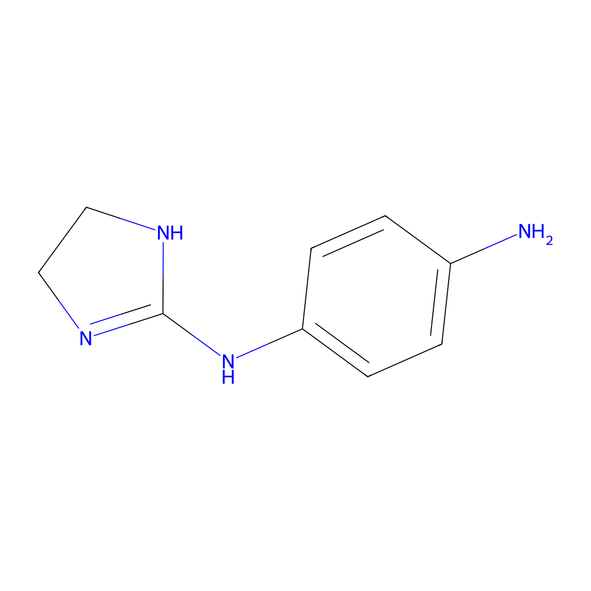 N1-(4,5-Dihydro-1H-imidazol-2-yl)benzene-1,4-diamine molecular structure, CAS 785036-20-6