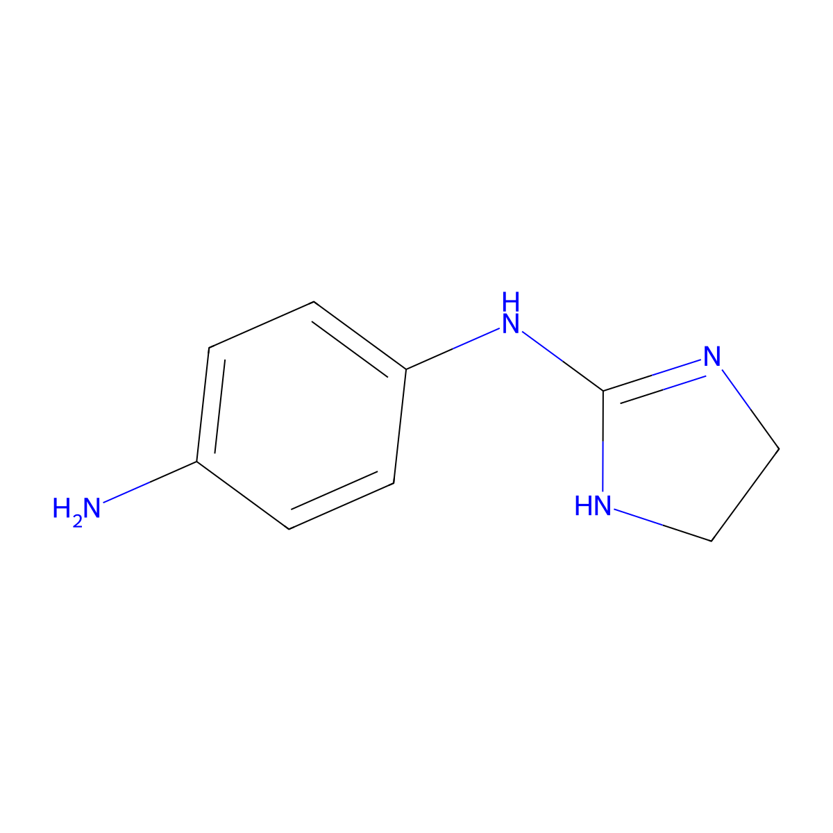 N1-(4,5-Dihydro-1H-imidazol-2-yl)benzene-1,4-diamine molecular structure, CAS 785036-20-6