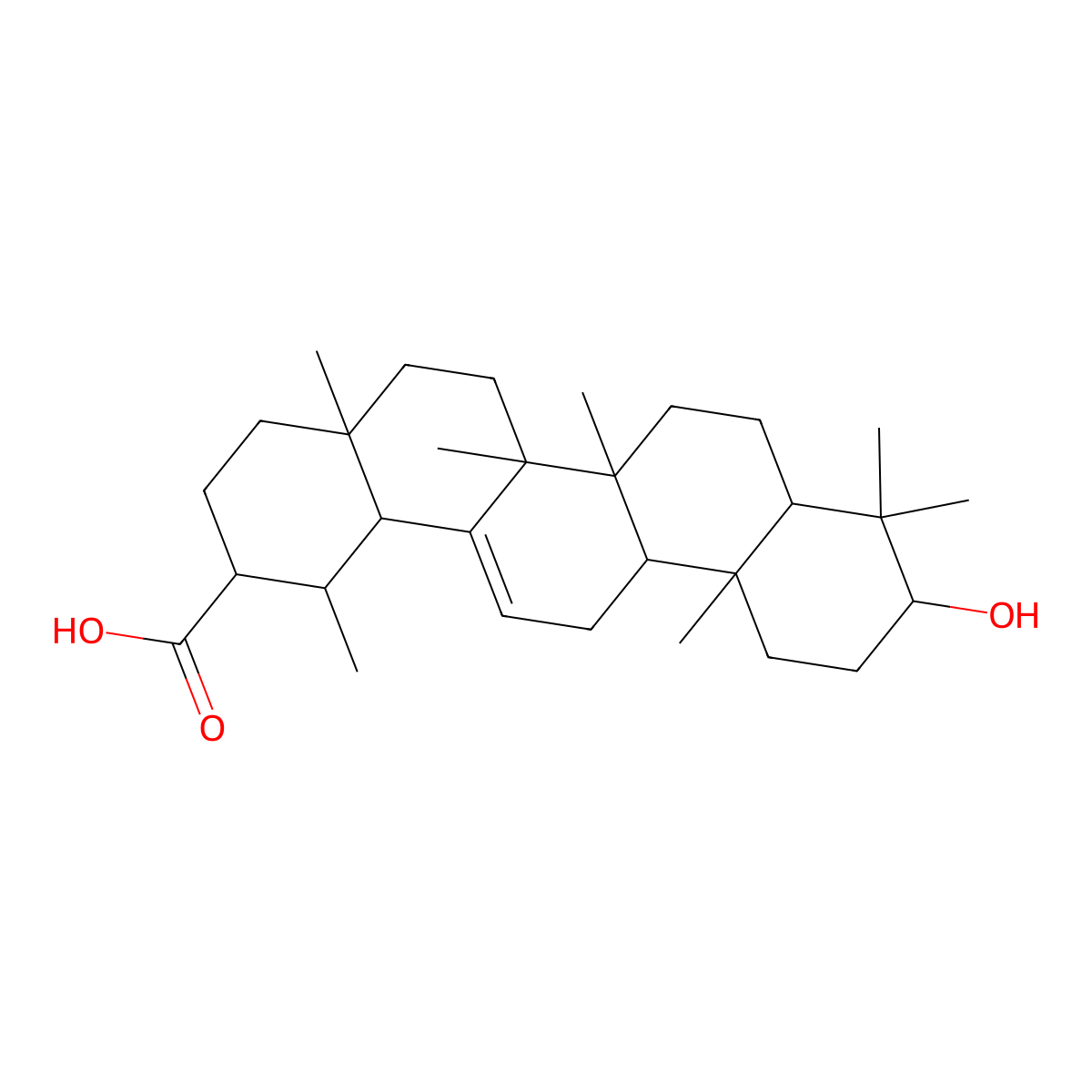 Dulcioic acid molecular structure, CAS 78516-69-5