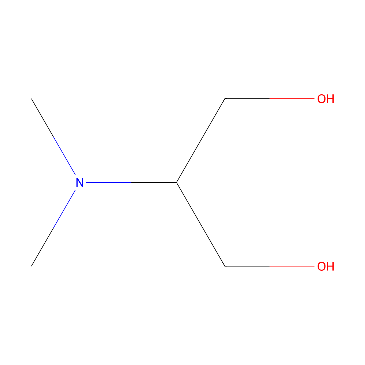 2-(Dimethylamino)propane-1,3-diol molecular structure, CAS 78531-45-0