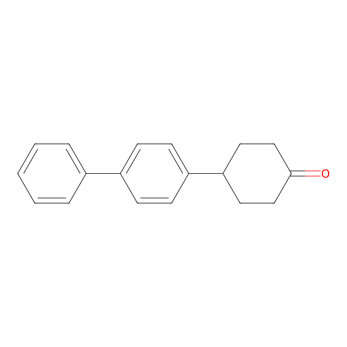 4-(4-Biphenylyl)cyclohexanone molecular structure, CAS 78531-65-4