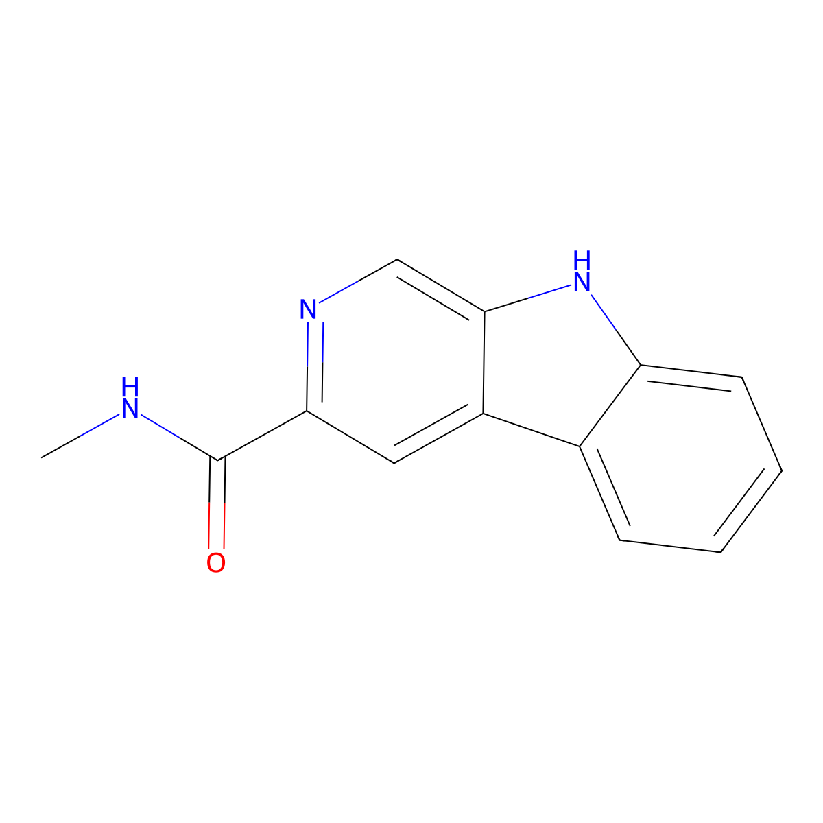 FG-7142 molecular structure, CAS 78538-74-6